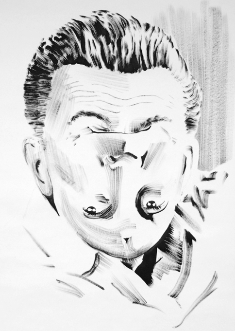 Уникальные портреты знаменитостей На фото: Кирк Дуглас. Смотрите самое интересное в рубрике Фото знаменитостей Британский художник Даррен Коффилд, звезды, знаменитости, выставка