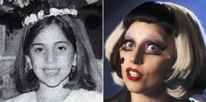 Зарубежные знаменитости: куда уходит детство? Леди Гага звезды в детстве,детские фото звезд,зарубежные знаменитости,Леди Гага,Бейонсе,Рианна