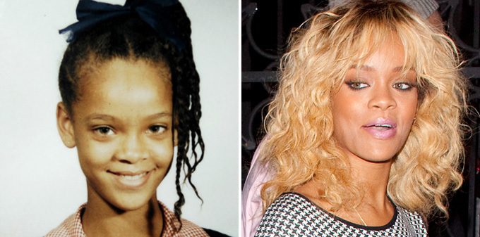 Зарубежные знаменитости: куда уходит детство? Рианна звезды в детстве,детские фото звезд,зарубежные знаменитости,Леди Гага,Бейонсе,Рианна