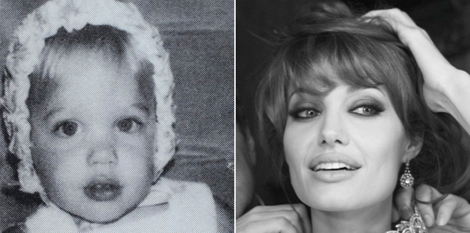 Зарубежные знаменитости: куда уходит детство? Анджелина Джоли звезды в детстве,детские фото звезд,зарубежные знаменитости,Леди Гага,Бейонсе,Рианна