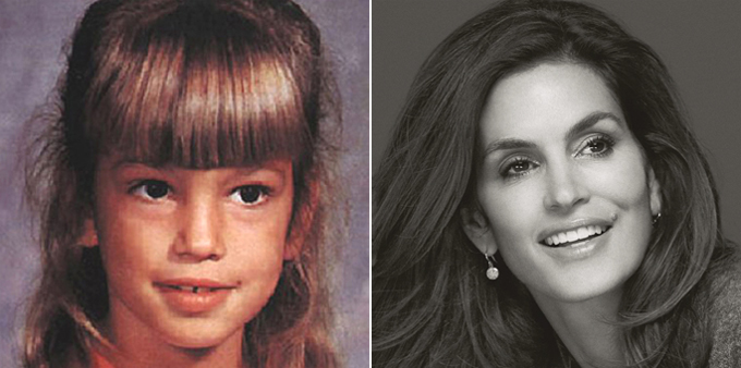 Зарубежные знаменитости: куда уходит детство? Синди Кроуфорд звезды в детстве,детские фото звезд,зарубежные знаменитости,Леди Гага,Бейонсе,Рианна