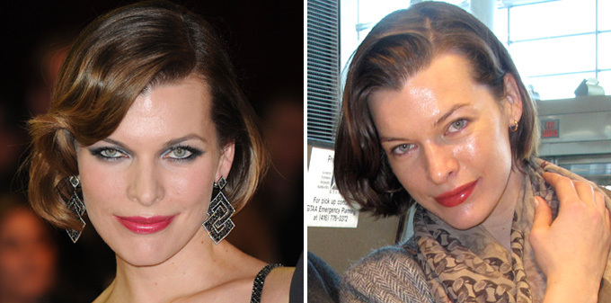 Звезды без макияжа – мечта папарацци Мила Йовович Звезды без макияжа