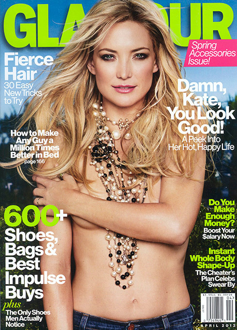 Глянцевые красотки современности Кэйт Хадсон Голливуд задает ритм всей планете. Хотят того или нет, люди впитывают в себя его противоречивую, но безусловно яркую культуру. Миллионы людей подражают образу жизни голливудских селебрити, желая оказаться на их месте. Недавно очередной повод восхититься собой предоставила популярная актриса Кэйт Хадсон. Возмутительница спокойствия снялась топлес на обложку журнала Glamour. Читайте также: Рейтинг девушек с обложки : звезды топлес девушки с обложки,топлес