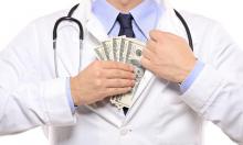 Треть зарплаты врачей - из кармана пациентов