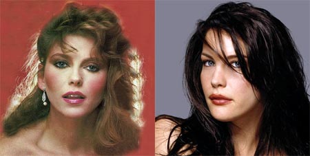 Кто же красивее, мамы или их знаменитые дети? Bebe Buell – Liv Tyler