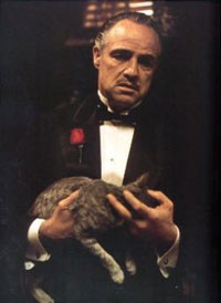 А вот и сам Дон Корлеоне в исполнении Марлона Брандо