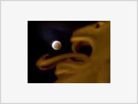 Россияне лунного затмения так и не увидели