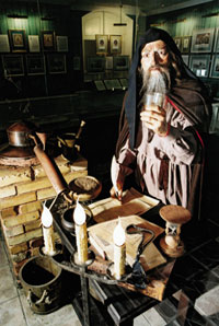 В одном из залов Музея Водки