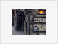 Московские стройки и грузовики утопают в грязи