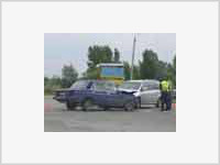 В Оренбургской области произошло лобовое столкновение автомобилей