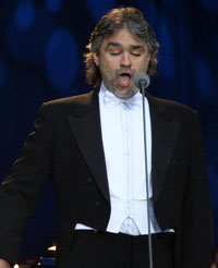 Бочелли признан самым обаятельным