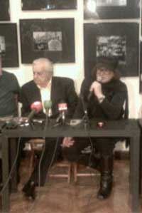 Юрий Любимов и Михаил Шемякин в Театре на Таганке