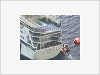 Несмотря на усилия экипажа, греческий лайнер затонул