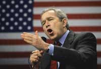 Буш рапортует об успешной борьбе с 