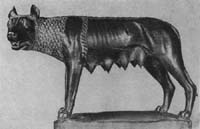 Капитолийская волчица - символ Древнего Рима