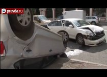 Крупная авария в центре Москвы